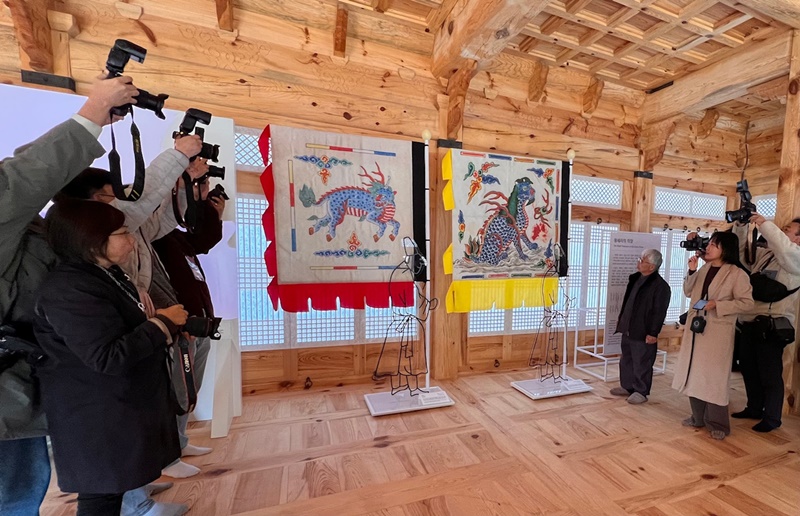 ▲ 지난 14일 서울 종로구 경복궁 계조당 내부에서 ‘왕세자의 공간, 경복궁 계조당’ 기념 전시가 열리고 있다. The exhibition "Crown Prince's Space: Gyeongbokgung's Gyejodang" is opened on Nov. 14 at Gyejodang Hall of Gyeongbokgung Palace in Seoul's Jongno-gu District.