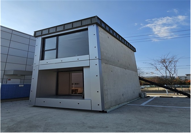 High-tech home keeps indoor conditions stable in desert climates - 건설연, 중동 사막기후 맞춤형 모듈러 건축기술 개발