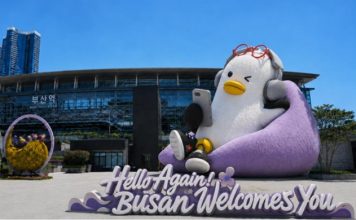 Busan ramps up tourism, transit convenience ahead of BTS concerts The Gwangalli M Drone Light Show will be held from June 12-13 from 10 p.m. each day around Gwangalli Beach in Busan's Suyeong-gu District to mark "BTS the City Arirang - Busan." (Visit Busan)