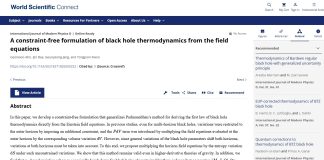 서울과학고 학생들, 블랙홀 연구 국제 학술지 게재…물리학 난제 새 해법 제시 – Seoul Science High School Students Publish Black Hole Research in International Physics Journal 서울과학고 학생들, 블랙홀 연구 국제 학술지 게재…물리학 난제 새 해법 제시 - Seoul Science High School Students Publish Black Hole Research in International Physics Journal