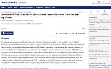 서울과학고 학생들, 블랙홀 연구 국제 학술지 게재…물리학 난제 새 해법 제시 – Seoul Science High School Students Publish Black Hole Research in International Physics Journal 서울과학고 학생들, 블랙홀 연구 국제 학술지 게재…물리학 난제 새 해법 제시 - Seoul Science High School Students Publish Black Hole Research in International Physics Journal